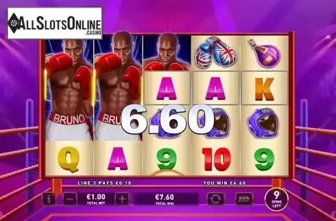 Free Spins Gameplay Screen