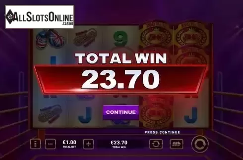 Total Win Screen