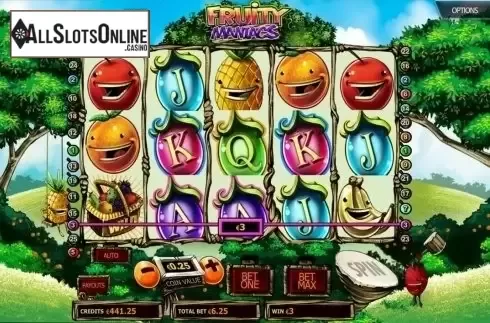 Wild win screen. Fruity Maniacs from BetConstruct