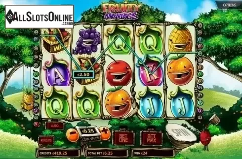 Wild win screen 2. Fruity Maniacs from BetConstruct