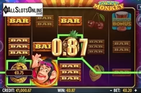 Win Screen. Funny Monkey from Octavian Gaming