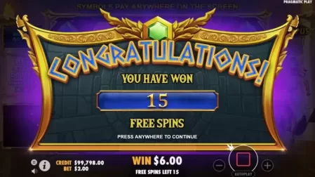 Gates of Olympus slot screenshot 3