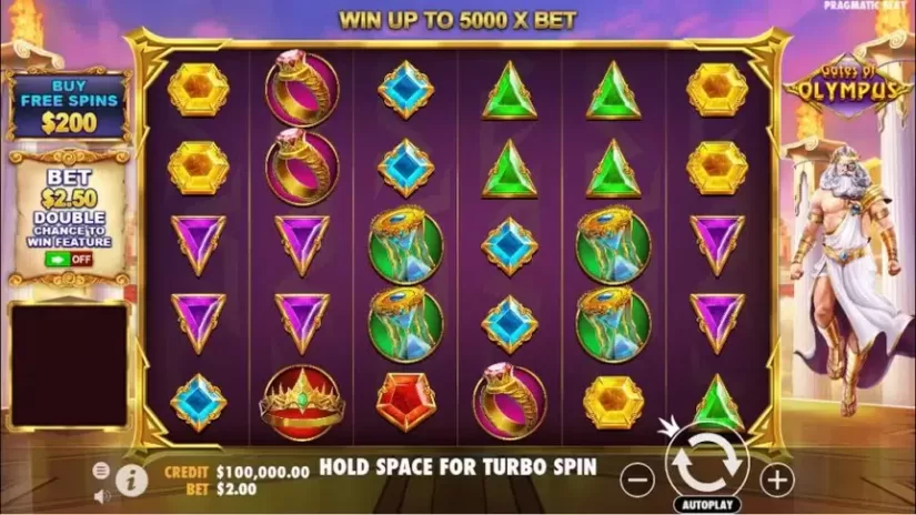 Gates of Olympus slot screenshot 