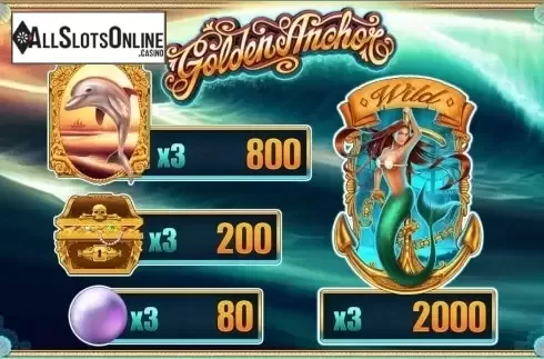Screen2. Golden Anchor from Merkur