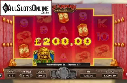 Free Spins 2. Guardians Of Prosperity from NetGaming