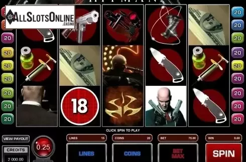Screen6. Hitman from Microgaming