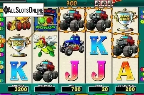 Reel Screen. Hot Race from Octavian Gaming