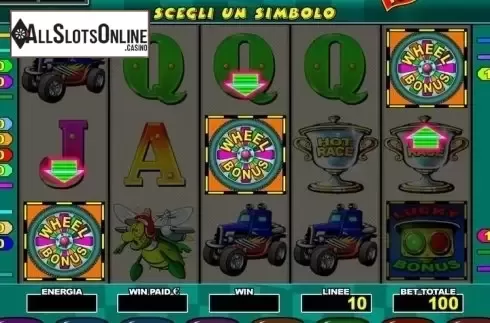 Reel Screen. Hot Race from Octavian Gaming