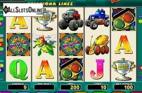 Reel Screen. Hot Race from Octavian Gaming