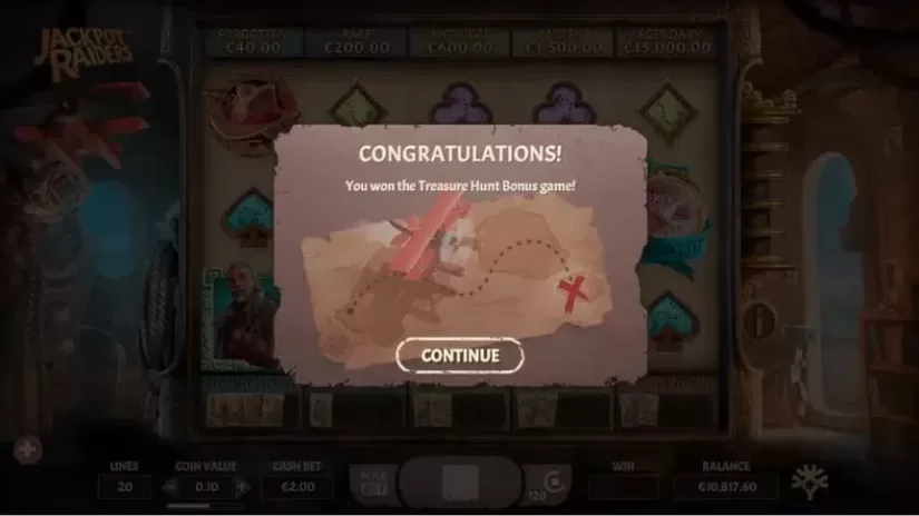 Jackpot Raiders slot screenshot 6