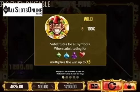 Wild. Jokers Five from SYNOT