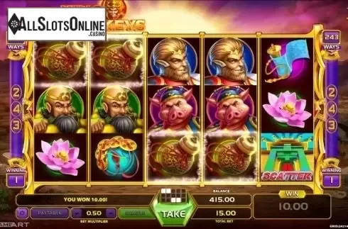 Win 2. King Of Monkeys from GameArt