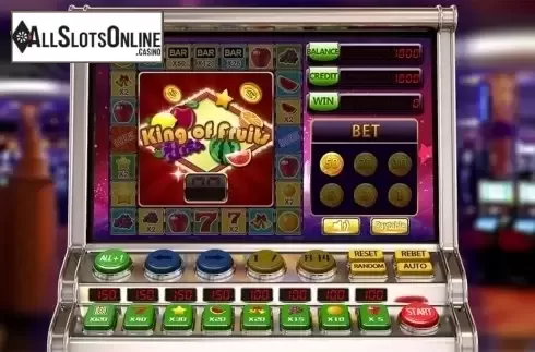 Reels screen. King of Fruits from Aiwin Games