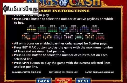 Screen7. Kings of Cash from Microgaming