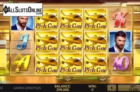 Bonus screen