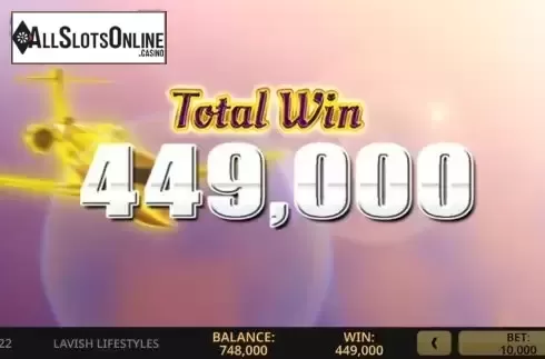 Bonus win screen