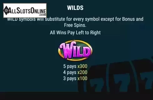 Game Features screen