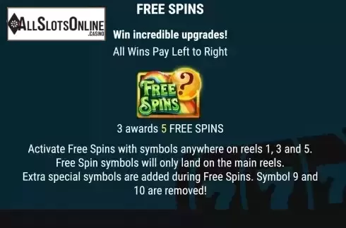 Game Features screen 2