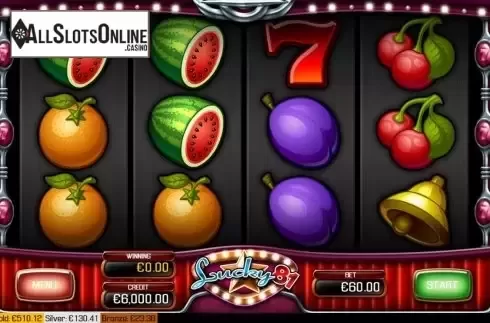 Reel screen. Lucky 81 from Apollo Games