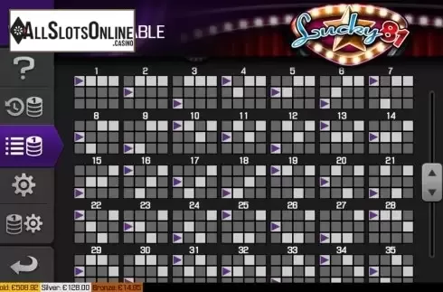 Paytable screen 3. Lucky 81 from Apollo Games