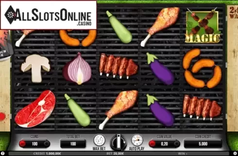 Reel Screen. Lucky BBQ from Capecod Gaming