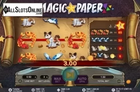 Win Screen. Magic Paper from GamePlay