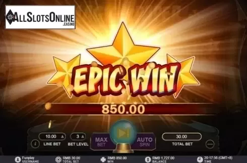 Win Screen. Magic Paper from GamePlay
