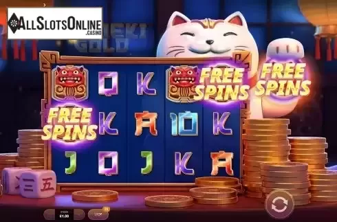 Free Spins Win Screen