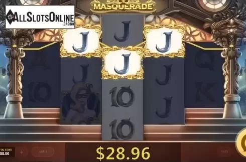 Win screen. Masquerade (Red Tiger) from Red Tiger