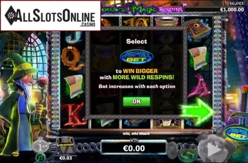 Game features 2. Merlin's Magic Respins from NextGen