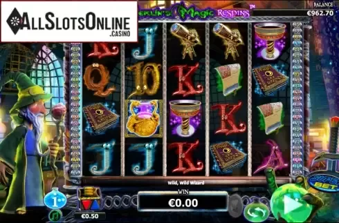 Reels. Merlin's Magic Respins from NextGen