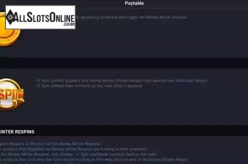 Game Feature screen