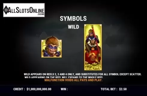 info. Monkey Hero from Slot Factory