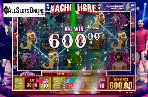 Big Win. Nacho Libre from iSoftBet