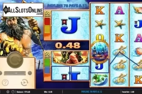 Free Spins. Neptune's Quest from WMS