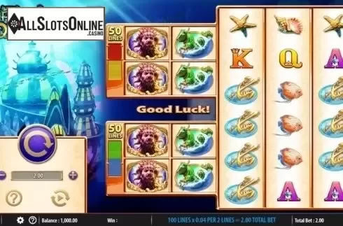 Reel Screen. Neptune's Quest from WMS