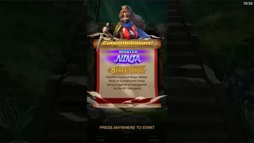 Ninja Vixens slot screenshot 3