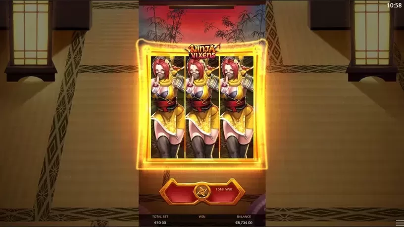 Ninja Vixens slot screenshot 7
