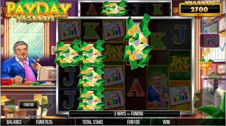 Payday Megaways slot screenshot 3