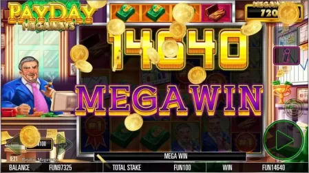 Payday Megaways slot screenshot 6
