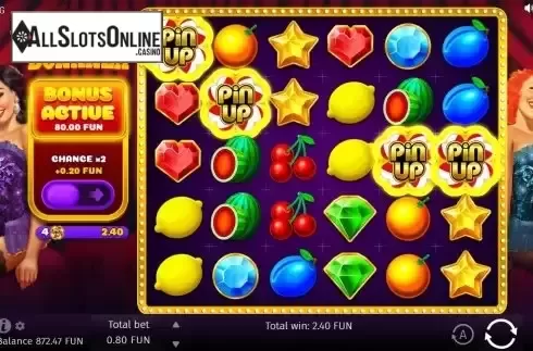 Free Spins screen