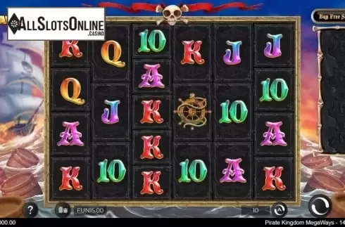 Reel Screen. Pirate Kingdom Megaways from IronDog