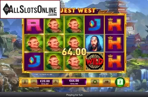 Win screen 3. Quest West from Rarestone Gaming