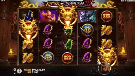 Rise of Samurai III slot screenshot 3