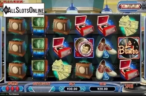 Win Screen. Ritchie Valens LA Bamba from RTG