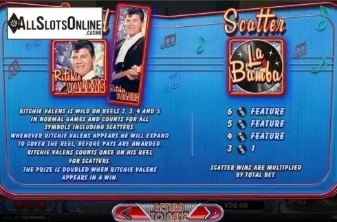 Features. Ritchie Valens LA Bamba from RTG