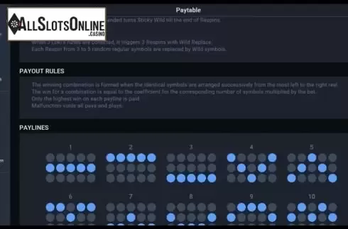 Paytable 4