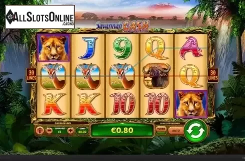 Win Screen . Savannah Cash from Skywind Group