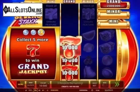 Bonus Game. Sevens Staxx from Greentube