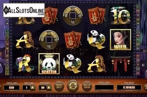 Game Workflow screen. Shanghai Respin from ReelNRG